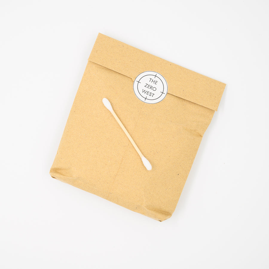 SWABNGO + ZEROTIP: 150pc Bamboo Cotton Buds & Refillable Travel Tube